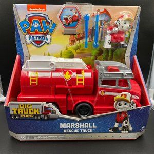 Paw Patrol BIG TRUCK PUPS Marshall Transforming Rescue Truck with Figure
